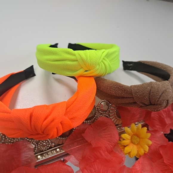 3 pack <<new>>Turban knot headband made of fabric and plastic‎ - Picture 3 of 8